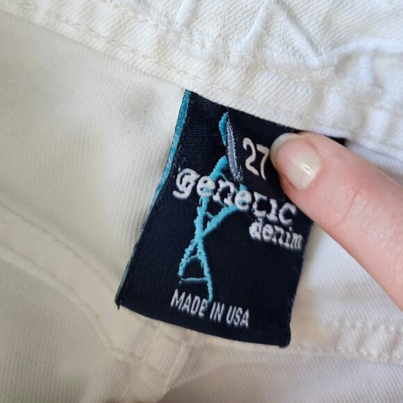 Genetic Denim Recessive Gene White Skinny Jeans sz 27 - Picture 2 of 7